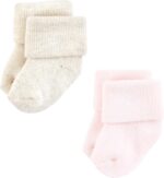 Hudson Baby unisex-baby Cotton Rich Newborn and Terry Socks - Image 7