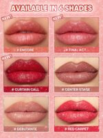 SHEGLAM Lip Dazzler Glitter Kit Long-Lasting Glitter Lip Gloss Sexy Super Stay Non-Sticky Shiny Liquid Kit Lipstick Y2K-Curtain Call - Image 7