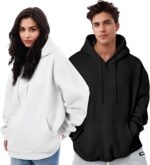 JMIERR Mens Casual Cotton Hooded Collar Drawstring Hoodies Pullover Sweatshirts Casual Long Sleeve Shirts - Image 5