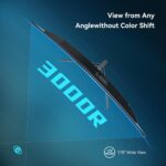 24 inch Curved Monitor 100Hz 1ms, Computer Gaming Monitor FHD 1920×1080P,3000:1 Contrast Ratio, with FreeSync & Eye-Care Technology, HDMI×1,VGA×1 for Gaming Home Office,Wall Mount Install - Image 9