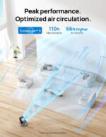 Dreo 16 Inch 25dB Quiet Smart Fans for Bedroom, DC Room Fan with Remote, 120°+120° Oscillating Fan, 6 Modes, 9 Speeds, 12H Timer,Works Alexa/Google/WiFi/Voice Control, Silver, Oversize (DR-HAF004S) - Image 4