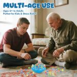 Marble Balance Game, Wobble Marble Stacking Game for Kids 6+, Family Games for Kids and Adults with Built-in Storage, Marbles Board Game for 1-4 Players, Fun Birthday Party Games Toys - Image 7