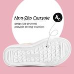 K KomForme Toddler Sneakers for Boys and Girls Dual Hook and Loops Sneakers Baby Canvas Shoes - Image 6