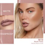 Oulac Matte Liquid Pink Lipstick for Women, Pink Nude Long Lasting Lipstick, Waterproof Lip Stain, No Transfer, Creamy High Pigmented Formula with Vitamin E, Vegan & Cruelty-Free M19 - Image 3