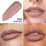 Oulac Matte Liquid Pink Lipstick for Women, Pink Nude Long Lasting Lipstick, Waterproof Lip Stain, No Transfer, Creamy High Pigmented Formula with Vitamin E, Vegan & Cruelty-Free M19 - Image 4