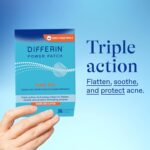 Differin Acne Patches, Pimple Patches for Acne Prone Skin, Formulated with Salicylic Acid and Centella, Fast Triple Action Power Patch for Day & Night, Dermatologist Tested, 36 Count - Image 10