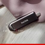 SanDisk 2TB Extreme PRO Flash Drive with USB-C - Up to 1000MB/s Read speeds and 900MB/s Write speeds - for Laptops, Computers and Tablets - High-Performance USB Type-C, Black - SDCZ890-2T00-G46 - Image 3