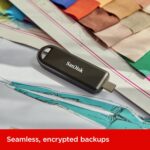 SanDisk 2TB Extreme PRO Flash Drive with USB-C - Up to 1000MB/s Read speeds and 900MB/s Write speeds - for Laptops, Computers and Tablets - High-Performance USB Type-C, Black - SDCZ890-2T00-G46 - Image 7