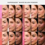 Saie SuperSuede Baked Blush - Talc-Free Powder Blush for Cheeks Infused with Hyaluronic Acid, Glycerin + Squalane - Hydrating Face Makeup for a Natural, Diffused Flush of Color - Grazie (0.1 Ounce) - Image 5