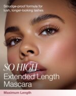 Mineral Fusion So High Extended Length Mascara (Black) - Lengthening Formula For Look of Long, Lush Lashes - Hypoallergenic With Kaolin Clay for Long Wear - No Smudge or Clumps - Image 3