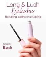 Mineral Fusion So High Extended Length Mascara (Black) - Lengthening Formula For Look of Long, Lush Lashes - Hypoallergenic With Kaolin Clay for Long Wear - No Smudge or Clumps - Image 4