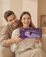 Portable Travel Steamer for Clothes: 2-in-1 Handheld Garment Steamer Iron - Rapid 15s Heat Up & 5 Steam Settings - Large Ceramic Panel - 110-120V Upgraded - Image 9