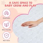 Baby Play Mat for Floor, 47'' x 47'' Crawling Mat Foldable Play Mat for Babies and Toddlers Infants Easy Care, Non-Slip Playmats, Machine Washable (Animal) - Image 7