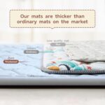 Baby Play Mat for Floor, 47'' x 47'' Crawling Mat Foldable Play Mat for Babies and Toddlers Infants Easy Care, Non-Slip Playmats, Machine Washable (Animal) - Image 8