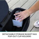 Evenflo Pivot Xplore Dreamz All-Terrain Stroller Wagon with Bassinet Insert (Voyager Green) - Image 7