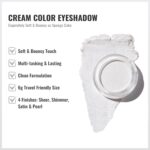 Oulac Shimmer White Cream Eyeshadow Primer| Highlighter Waterproof & Long Lasting Glitter Eyeshadow Natural Color Eye Shadow for Women 6g (01) - Image 5