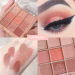 AMY'S DIARY Matte Nude Eyeshadow Palette Pink Makeup,9 Colors Matte Eyeshadow Long Lasting Eye Shadow Plattet for Girls,tween Eye Shadow makeup palette - Image 6