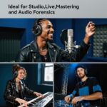 OneOdio Wired Over Ear Headphones Hi-Res Studio Monitor & Mixing DJ Stereo Headsets with 50mm Drivers and 1/4 to 3.5mm Jack for AMP Computer Recording Podcast Keyboard Guitar Laptop - Black - Image 8