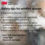 3M 8511 Particulate Disposable Respirator, N95, Pack of 80, NIOSH APPROVED, Cool Comfort and Fewer Pressure Points with Dual Point Attachment for Grinding, Sanding, Sawing, Sweeping, Dust, Smoke - Image 3