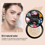 Air Cushion CC Cream Moisturizing Concealer Mushroom Head Brush Waterproof Makeup Foundation Moisture BB Cream for Women Girls (flower) - Image 9