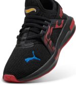 Puma Softride Enzo Sneaker, Black-Red Fire, 6 US Unisex Big Kid - Image 3