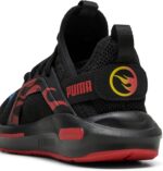 Puma Softride Enzo Sneaker, Black-Red Fire, 6 US Unisex Big Kid - Image 4