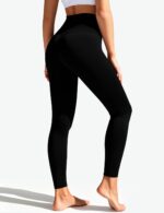 Bluemaple High Waisted Leggings for Women - Tummy Control Pants Non See Through Workout Soft Yoga Pants for Running Plus Size - Image 4