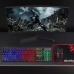 BlueFinger RGB Gaming Keyboard and Backlit Mouse Combo, USB Wired, LED Gaming Set for Laptop PC Computer Game and Work - Image 3