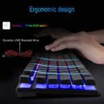 BlueFinger RGB Gaming Keyboard and Backlit Mouse Combo, USB Wired, LED Gaming Set for Laptop PC Computer Game and Work - Image 5