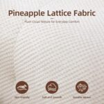 U-Shaped Sleeper Modular Sectional Sofa Bed Chaise, Boneless Convertible Block Cloud Tufted Floor Corner Couch Set with for Living Room No Assembly Required (Ivory +3 Seat & 1 Ottoman) - Image 8