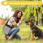 6 Set Dog Travel Bag for Supplies, Gifts for Dog Lovers, Christmas Dogs Owner Gifts, Large Pet Travel Kit Includes 2 Food Containers, 2 Collapsible Bowls & 1 Treat Pouch - Image 6