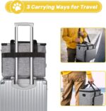 6 Set Dog Travel Bag for Supplies, Gifts for Dog Lovers, Christmas Dogs Owner Gifts, Large Pet Travel Kit Includes 2 Food Containers, 2 Collapsible Bowls & 1 Treat Pouch - Image 8