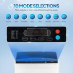 Bonnlo 25LBS Fully Automatic Washer, 2 in 1 Portable Washing Machine, Top Load Washer and Spin Dryer Combo with Drain Pump, 10 Washing Programs & 5 Water Level for Home, Apartment - Image 4