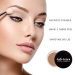 BellaTerra Cosmetics Eye Primer for Eyeshadow | Long-Lasting Shadow Base & Eyelid Concealer for Dark Circles & Veins | Matte Finish | Fragrance-Free for Sensitive Skin | .32 oz Crease-Proof Formula - Image 4