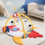 IPOZITO Baby Play Gym & Activity Mat for Sensory Development, Baby Tummy Time Play Mat to Improve Motor Skills and Visual Tracking， Newborn Infant Baby Essentials Gift - Image 8