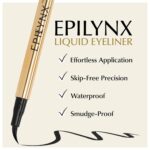 Liquid Eyeliner - Hypoallergenic Eyeliner with Fine Brush Tip, Long-Lasting Waterproof Eye Liner - Cruelty-Free, Vegan, Hypoallergenic, Gluten-Free, Smooth Application Liquid Eye Liner, Black 2mL - Image 3
