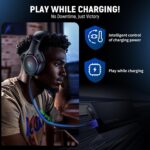 Tatybo Wireless Gaming Headsets for Ps5 Ps4 PC, 2.4GHz USB & Type-C Gaming Headphones, 40H+ Hrs & 7.1 Surround Sound with Noise Canceling Microphone for Switch Phone - Image 8