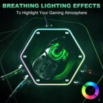 Wireless Gaming Mouse, Tri-Mode 2.4G/USB-C/Bluetooth 5.3 RGB Wireless Mouse, 10000 DPI, 60Hrs Battery, Ultra-Light Ergonomic Design, Rechargeable Computer Mice Compatible with PC Mac Laptop - Image 5