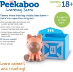 Learning Resources Peekaboo Learning Farm - 10 Pieces, Ages 18+ Months Toddler Learning Toys, Counting and Sorting Toys, Farm Animals Toys,Stocking Stuffers - Image 7