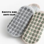 5 Pairs Baby Boys Girls Non-Slip Grip Ankle Socks Infant Baby Girls Boys Anti Skid Sticky Socks - Image 5