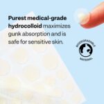 Peach Slices - Acne Spot Dots (60 ct) - Hydrocolloid Pimple Patches for Face - Absorb Gunk, Protect Picking & Support Healing - 3 Sizes (7, 10, & 12mm) - Vegan, Cruelty Free, Korean Skin Care & Beauty - Image 4