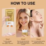 Neck Firming Cream for Crepey Skin, Firm Lift Neck Cream with Roller Design for Skin Deep Moisturizing, Tightening, and Lifting, Suitable for All Ages Women and Men, 4.20 FL OZ, White - Image 7