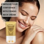Neck Firming Cream for Crepey Skin, Firm Lift Neck Cream with Roller Design for Skin Deep Moisturizing, Tightening, and Lifting, Suitable for All Ages Women and Men, 4.20 FL OZ, White - Image 9
