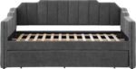 Charcoal Upholstered Twin Daybed - Image 5