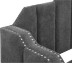 Charcoal Upholstered Twin Daybed - Image 8