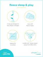 Simple Joys by Carter's baby-boys 2-pack Fleece Footed Sleep and PlayBaby and Toddler Sleepers - Image 6