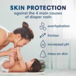 Pampers Pure Protection Baby Diapers, Size 5 (27+ lbs), 88 Count, Up to 100% Leakproof, Premium Plant-Based Skin Protection, Hypoallergenic Soft Diapers - Image 8