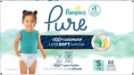 Pampers Pure Protection Baby Diapers, Size 5 (27+ lbs), 88 Count, Up to 100% Leakproof, Premium Plant-Based Skin Protection, Hypoallergenic Soft Diapers - Image 13