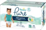 Pampers Pure Protection Baby Diapers, Size 5 (27+ lbs), 88 Count, Up to 100% Leakproof, Premium Plant-Based Skin Protection, Hypoallergenic Soft Diapers - Image 15
