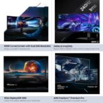 Samsung 49” Odyssey G9 Series DQHD 1000R Curved Gaming Monitor, 1ms(GtG), VESA DisplayHDR 1000, 240Hz, AMD FreeSync Premium Pro, Height Adjustable Stand, Ultrawide Screen, LS49CG954ENXZA, 2024 - Image 9